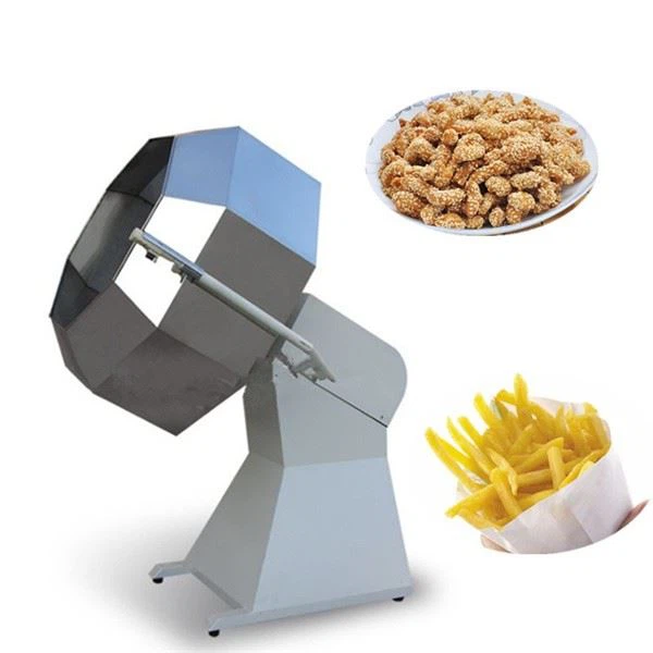 Macchina per il condimento di patatine e snack