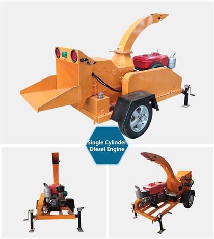 6145 Macchina da taglio per rami di albero di legno trituratore