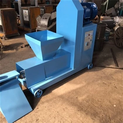 Macchina per la produzione di bricchette di buccia di riso