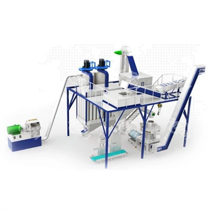 Linea di pellet di legno azionata da PTO